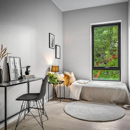 Luxurious Seafront W/free Parking Daire Bergen